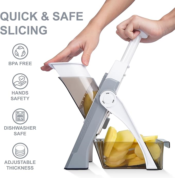 Multi-Function 4-in-1 Vegetable Cutter- Fast, Safe & Perfect Vegetable Cutting in Seconds