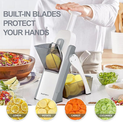 Multi-Function 4-in-1 Vegetable Cutter- Fast, Safe & Perfect Vegetable Cutting in Seconds