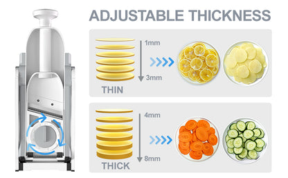 Multi-Function 4-in-1 Vegetable Cutter- Fast, Safe & Perfect Vegetable Cutting in Seconds